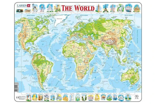 Political Map of World Puzzle