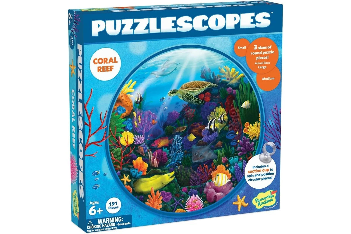 Peaceable Kingdom Puzzlescopes: Coral Reef 191pc