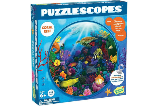 Peaceable Kingdom Puzzlescopes: Coral Reef 191pc
