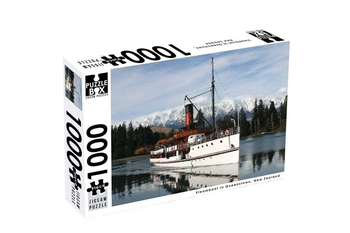 Premium Cut 1000pc Puzzle: Steamboat in Queenstown