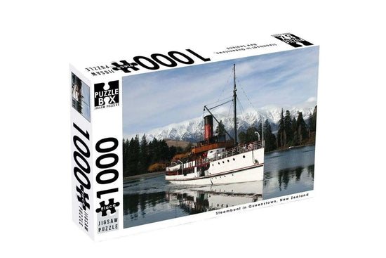 Premium Cut 1000pc Puzzle: Steamboat in Queenstown