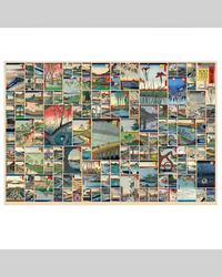Cobble Hill 100 Famous Views of Edo 2000-Piece Jigsaw Puzzle-2