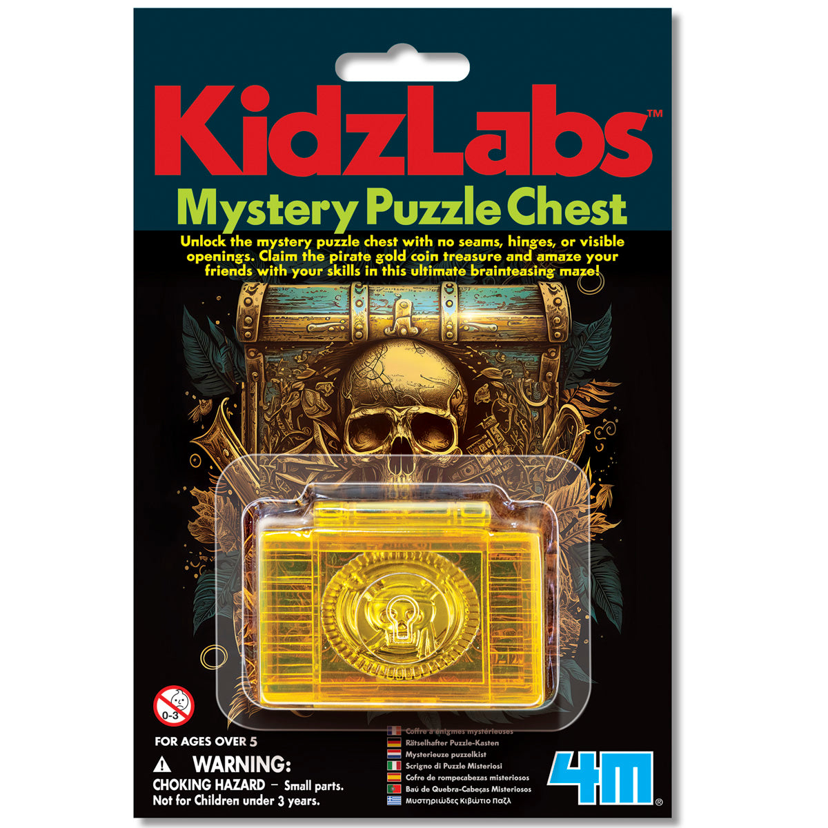 4M KidzLabs Mystery Puzzle Chest