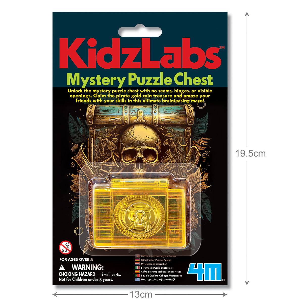 4M KidzLabs Mystery Puzzle Chest