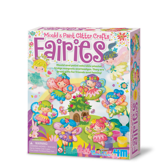 4M Mould & Paint Glitter Fairies
