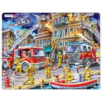 Larsen Firefighters in Action 45-Piece Jigsaw Puzzle