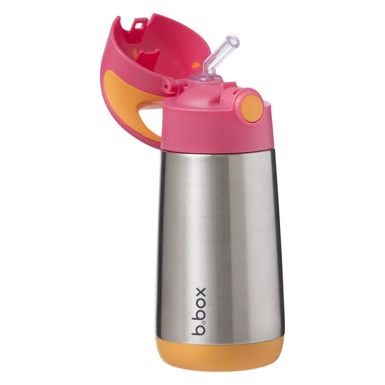 B.BOX 350ml Insulated Drink Bottle Strawberry Shake