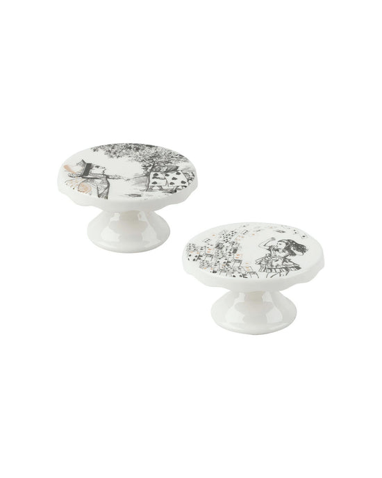 V&A Alice in Wonderland Mini Cake Stand Set – 2 Piece