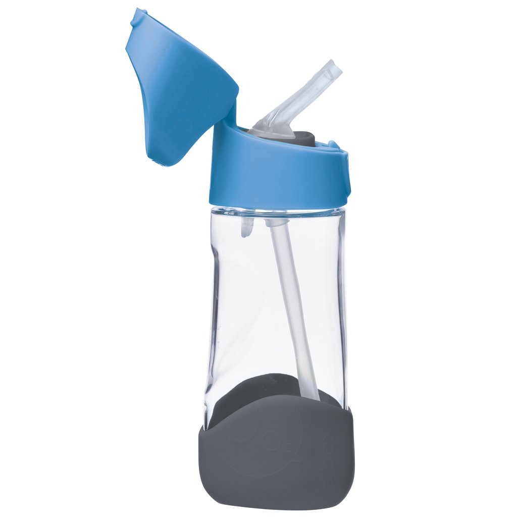 B.BOX Tritan Drink Bottle 450ml Blue Slate
