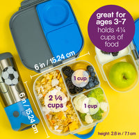 B.BOX Mini Lunchbox Blue Slate