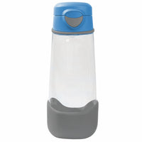 B.BOX 600ml Sport Spout Drink Bottle Blue Slate