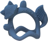 B.box Wrist Teether - Lullaby Blue Fox