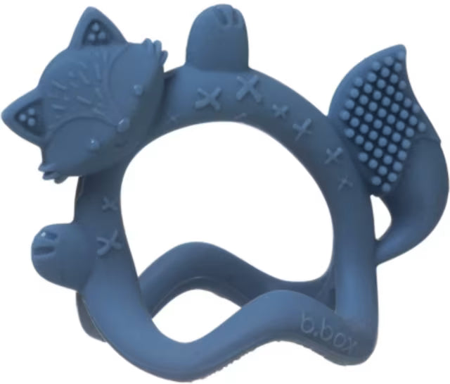 B.box Wrist Teether - Lullaby Blue Fox