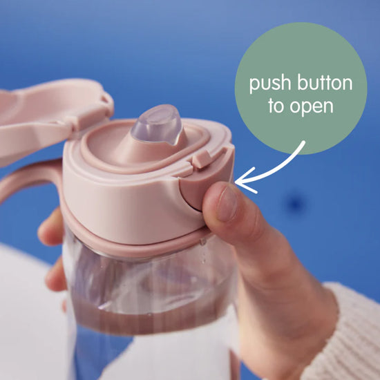 B.BOX 450mL Sport Spout Drink Bottle - Blush Crush