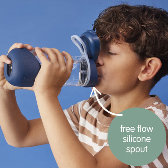 B.BOX 600ml Sport Spout Drink Bottle Midnight