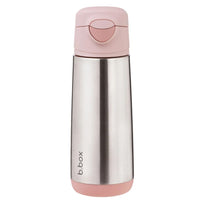 B.BOX 500ml Insulated Sport Spout Drink Bottle Blush Crush