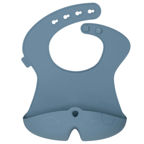 B.BOX Silicone Bib - Lullaby Blue
