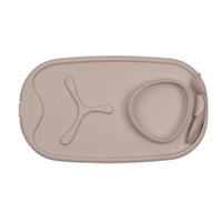 B.BOX Roll + Go Mealtime Mats Latte