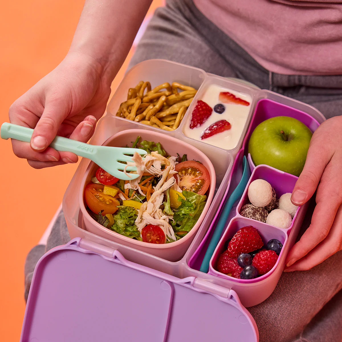 B.BOX Silicone Bento Tray Lunch Berry