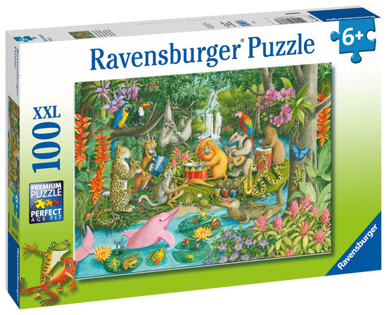 Ravensburger Rainforest River Band 100 Piece Jigsaw Puzzle