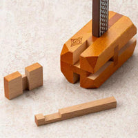 Project Genius Thor's Hammer Wooden Dexterity Puzzle Mechanical Puzzles