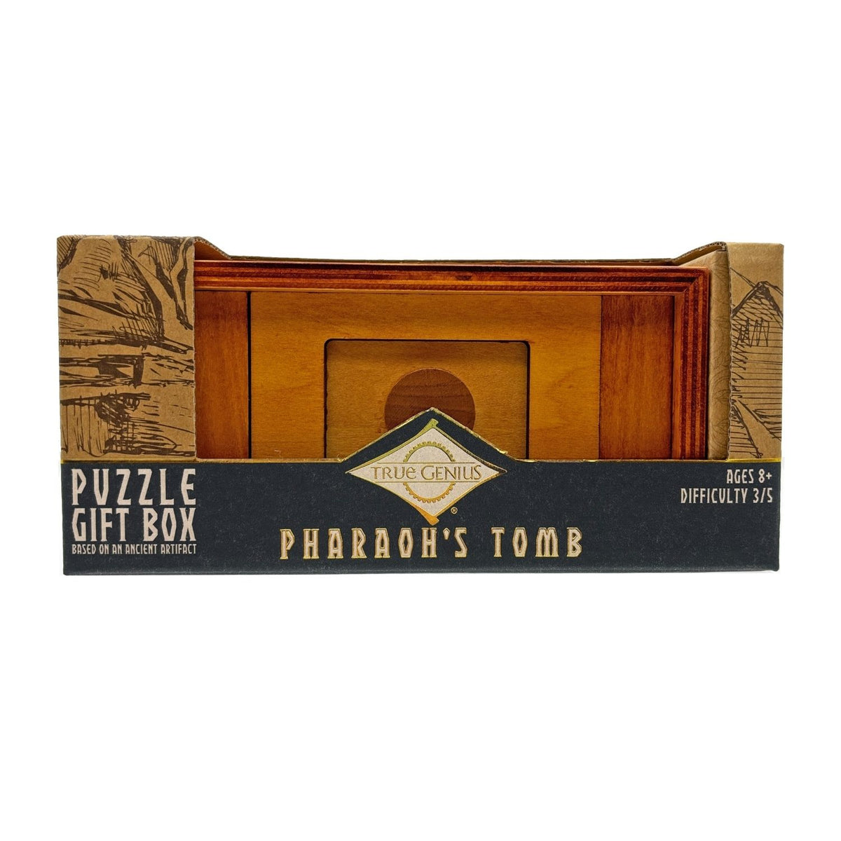 Project Genius Pharaoh's Tomb Secret Puzzle Box Mechanical Puzzles
