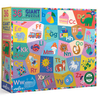 eeBoo Alpha 36-Piece Giant Puzzle