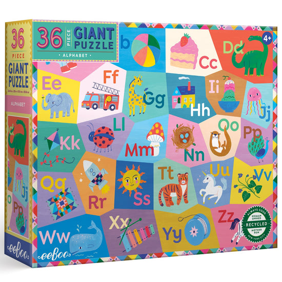 eeBoo Alpha 36-Piece Giant Puzzle