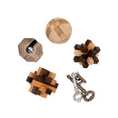 Project Genius Curated Collection 5-Pack Puzzle Set Mechanical Puzzles