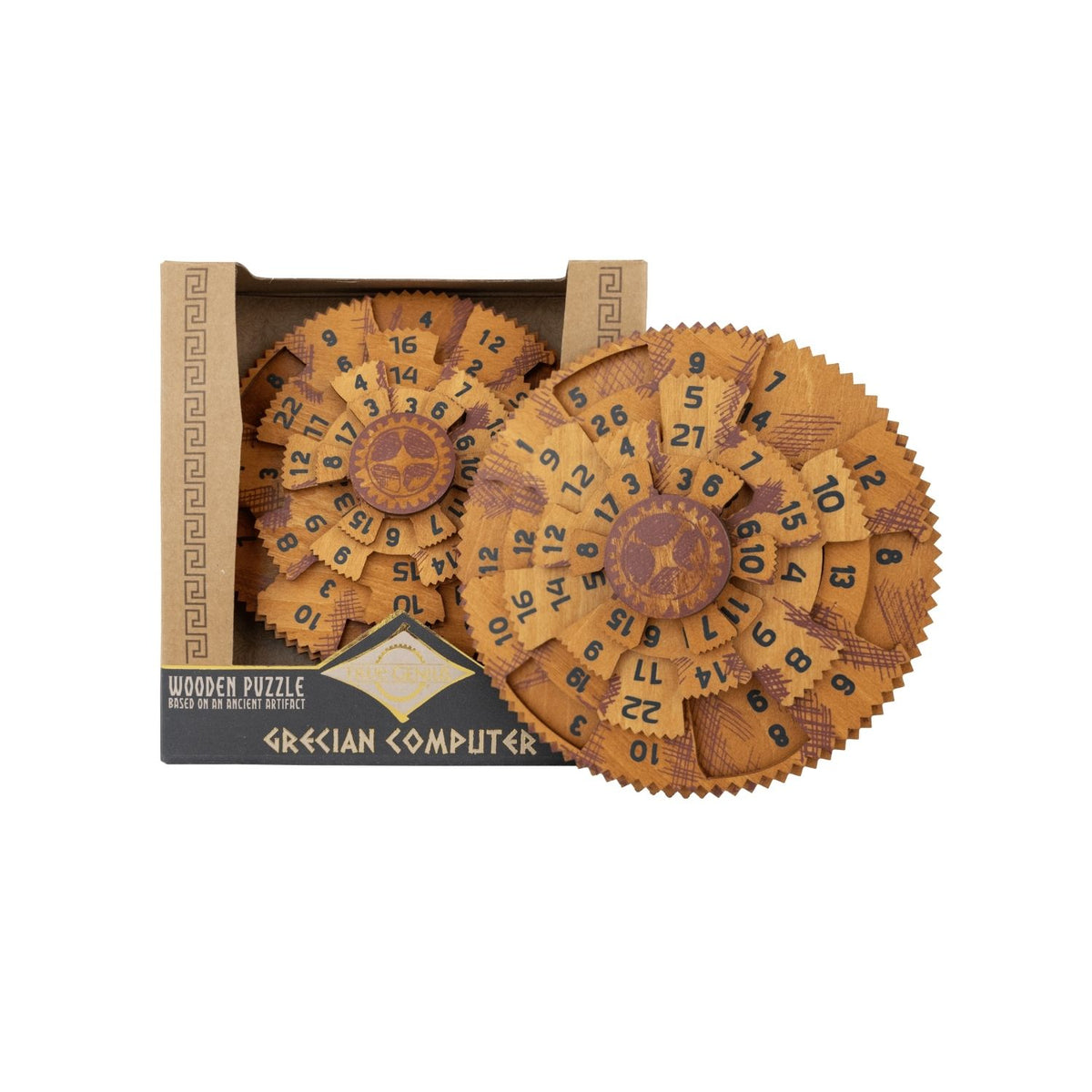 Project Genius Grecian Computer Mathematical Dial Puzzle Mechanical Puzzles