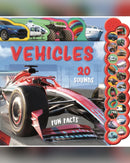 20 Sounds Tabbed Board Book - Vehicles