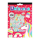 Sticker Pad Sparkly Unicorns 250+ Pieces