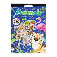 Sticker Pad Sparkly Animals 250+ Pieces