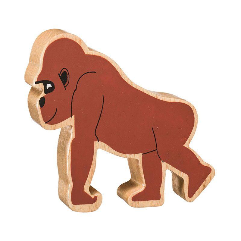 Lanka Kade Brown Gorilla Wooden Animal Figure