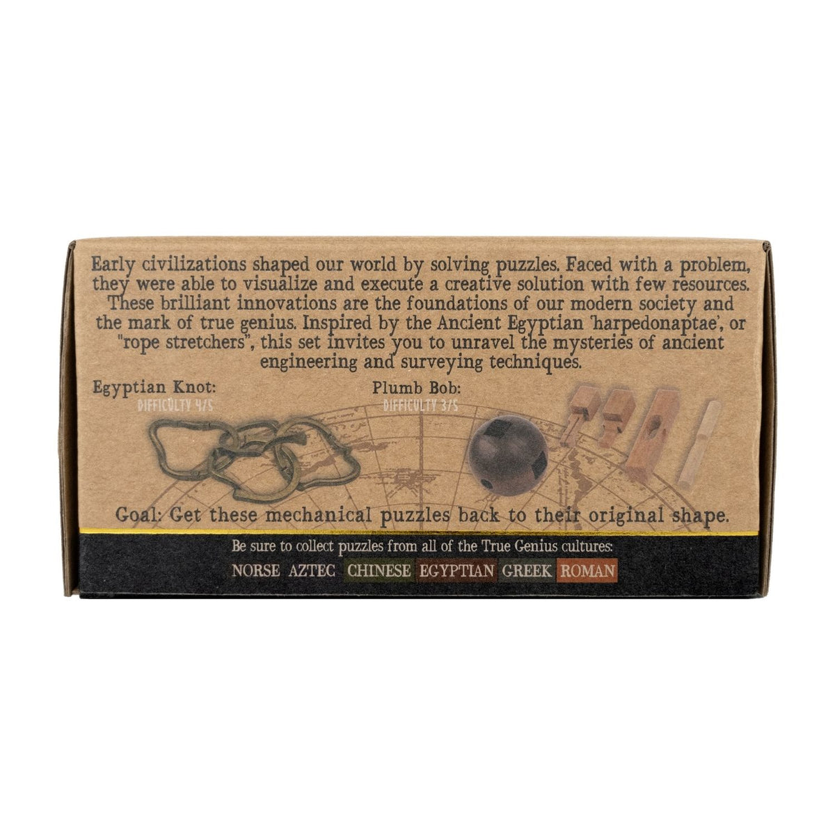 Project Genius Ancient Egyptian Engineer Puzzle Set Mechanical Puzzles