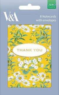 Yellow Daisies 8 Pkt - Thank You Notecards