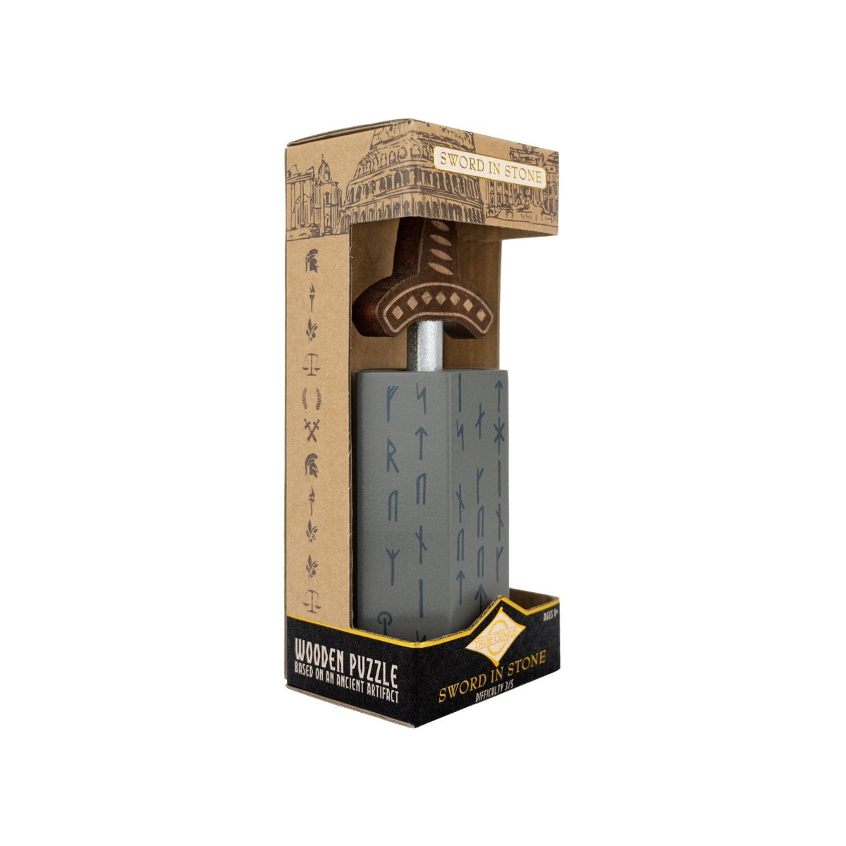 Project Genius Sword in the Stone Blind Maze Puzzle Mechanical Puzzles