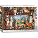 Eurographics Cats by Aquarium 1000-piece jigsaw puzzle