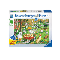 Ravensburger At the Dog Park 500-piece jigsaw puzzle box