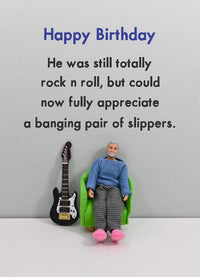 Good Slippers - Birthday Card