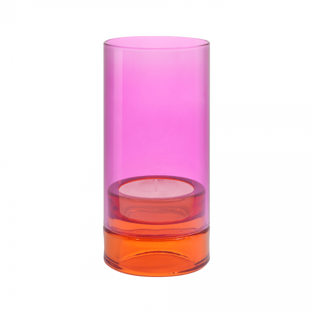 REMEMBER Glass Lantern – Pink