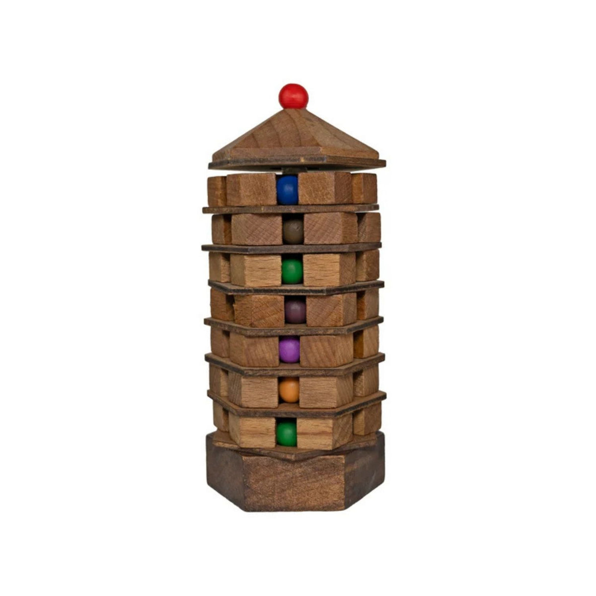 Project Genius Chinese Pagoda Turn and Tilt Tower Puzzle Mechanical Puzzles