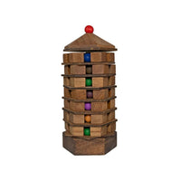 Project Genius Chinese Pagoda Turn and Tilt Tower Puzzle Mechanical Puzzles