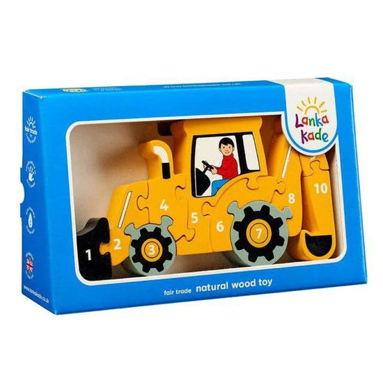 1-10 Puzzle - Yellow Digger