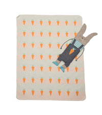 David Fussenegger Blanket in a Puppet – Bunny Rabbit, 90 x 70 cm