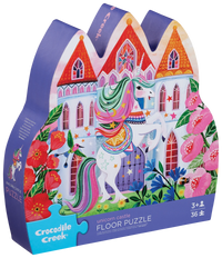 Croc Creek 36pc Floor Puzzle - Unicorn Castle