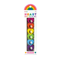 Ooly - Heart Ring Crayons - Set of 6 Art Brushes