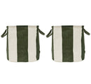 OYOY Kara Medium Storage Baskets – Dark Green, Set of 2