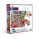 eeBoo English Cottage Library 1000-Piece Jigsaw Puzzle