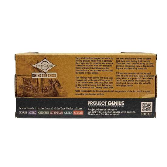 Project Genius Viking Sea Chest Puzzle Gift Box